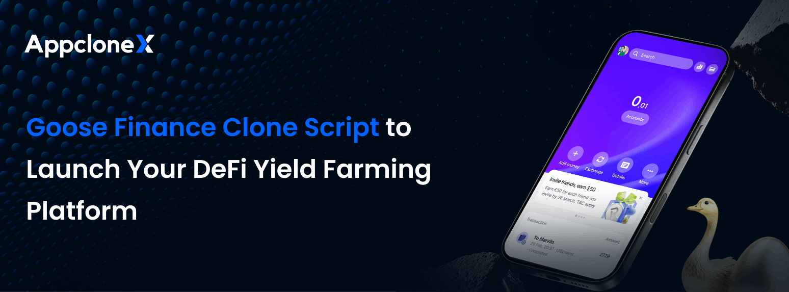 Goose Finance Clone Script