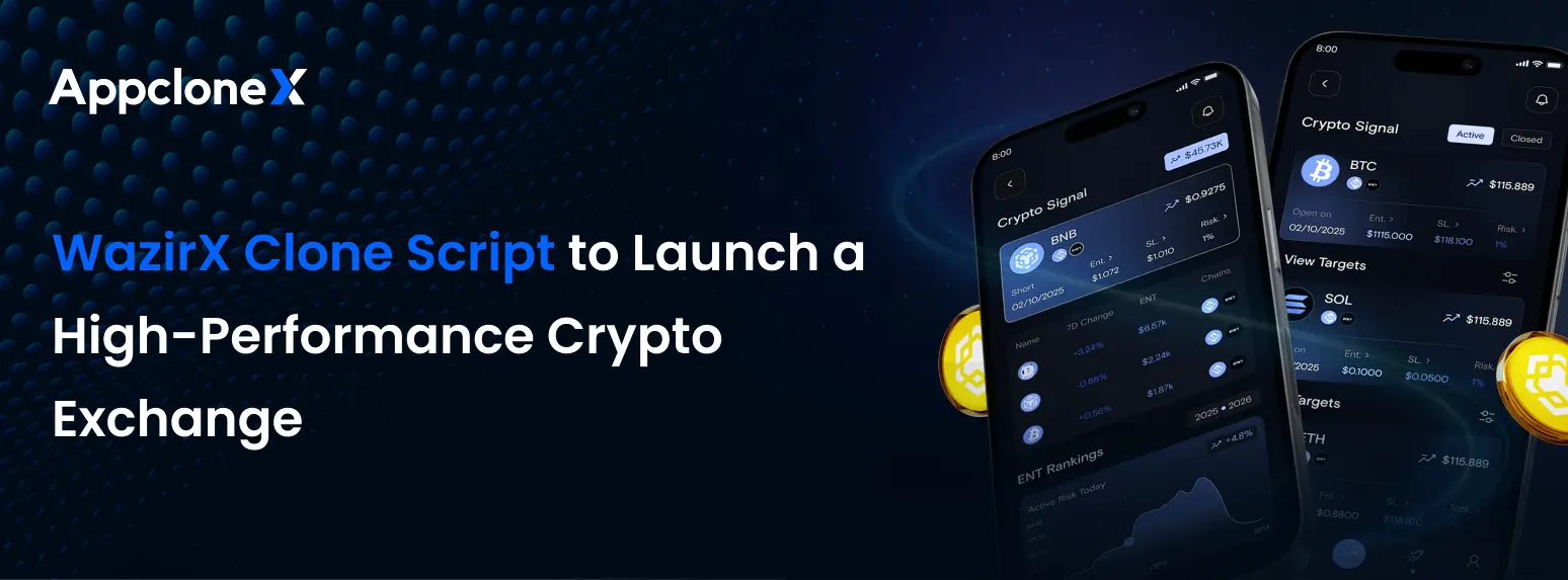 Wazirx Clone Script