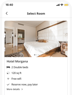 Android app interface
