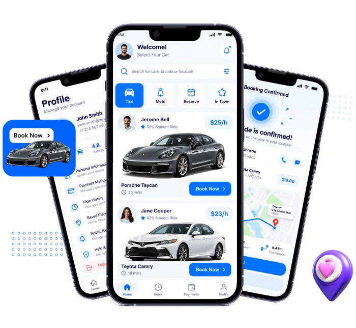 Ola Clone Script dashboardview