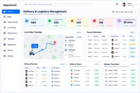 Web application interface