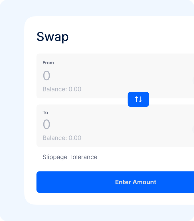 White label DEX software development process